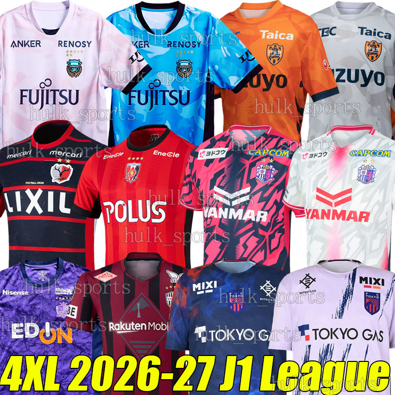 XXXL 4XL 26/27 J1 League Soccer Jerseys 2026 Japan Kashima Antlers Urawa Red Gamba Osaka Cerezo F. Marinos Antlers Frontale Tokyo Verdy Tosu football shirt