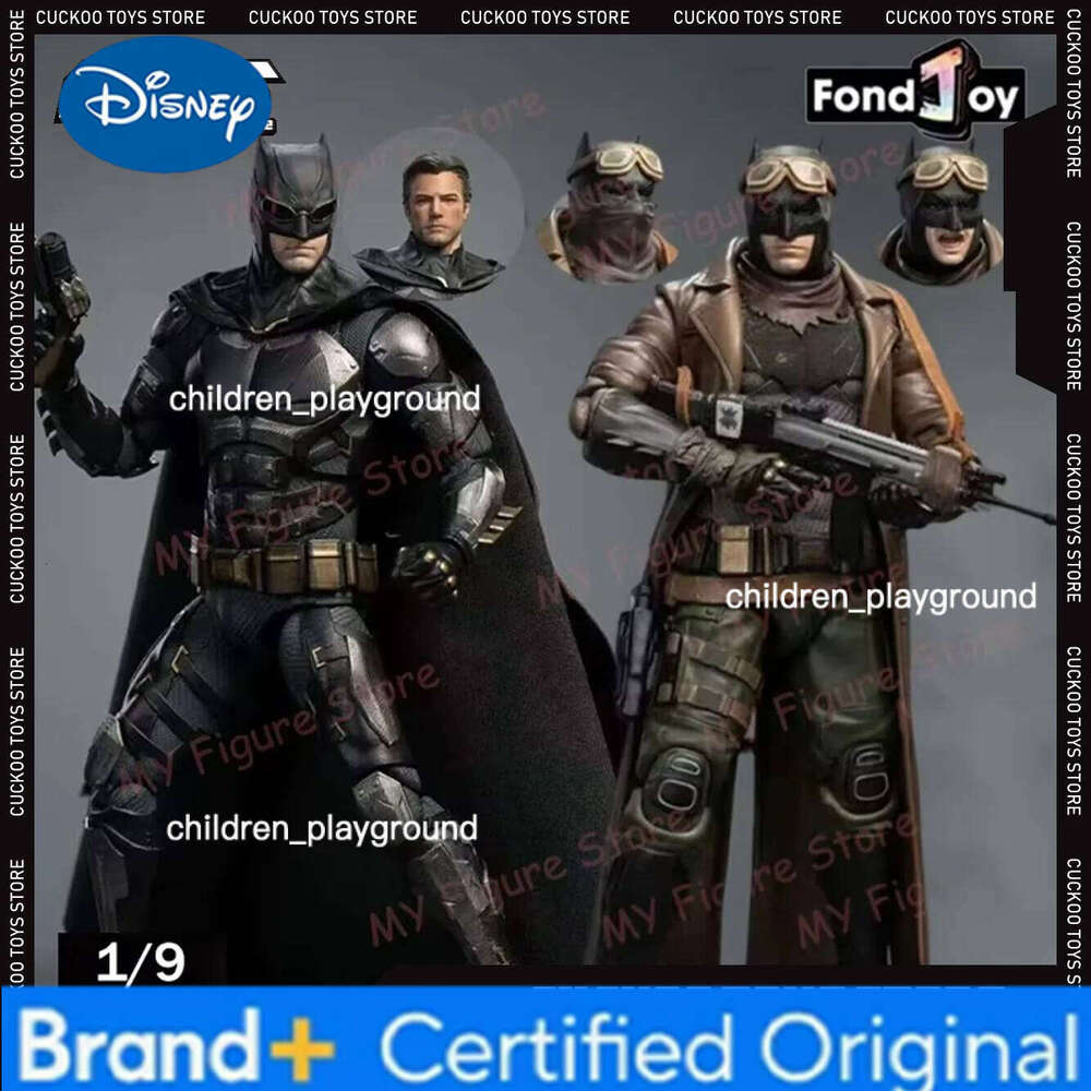 Disney New Original Fondjoy Bruce Wayne Figure Tactical Batsuit Batman Justice League Figures Detective Comics 1/9 PVC Kid Toy H260123