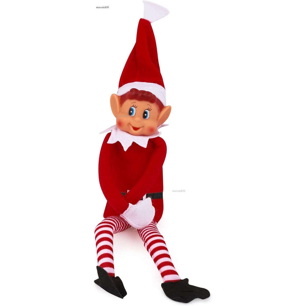 Christmas Elf Behaving Badly Plush Toy | Novelty Long Bendy Naughty Boy Christmas Elves Doll |