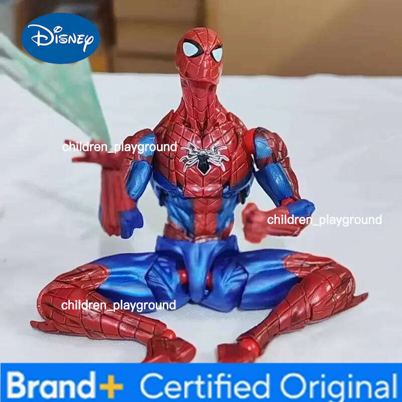 Disney Super Hero Spiderman Ver.2.0 Revoltech Miles Morales Pete Parker Spider-man Action Figures Collection Model Toy Gifts H2601231 - view 6