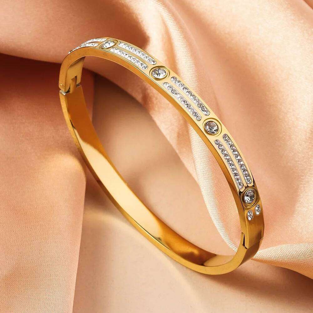 Tianxing Women's Internet Celebrity Wind Bracelet Light Luxury Fashion Stainless Steel Z260123