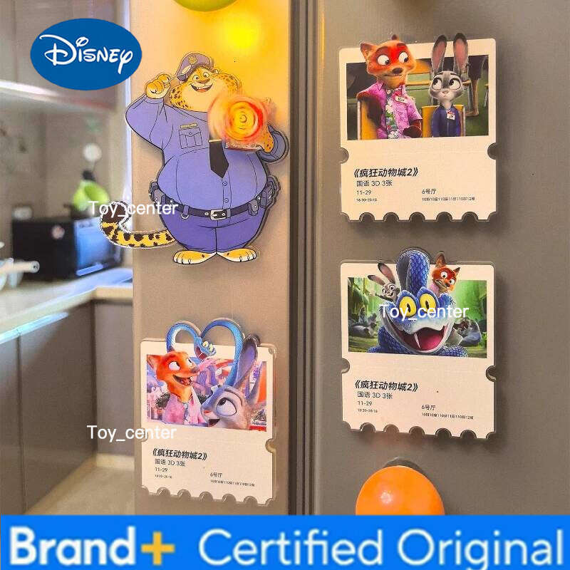 Disney 'S Zootopia Fridge Magnets New Creative Home Decoration Presents And Souvenirs Featuring Police Officer Judy Nick H260123
