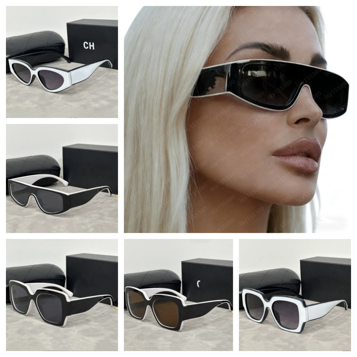 designer sunglasses for women color blocking 1001 designer sunglasses Cat Eye men trend gift glasses Beach shading UV protection polarized with box good with box