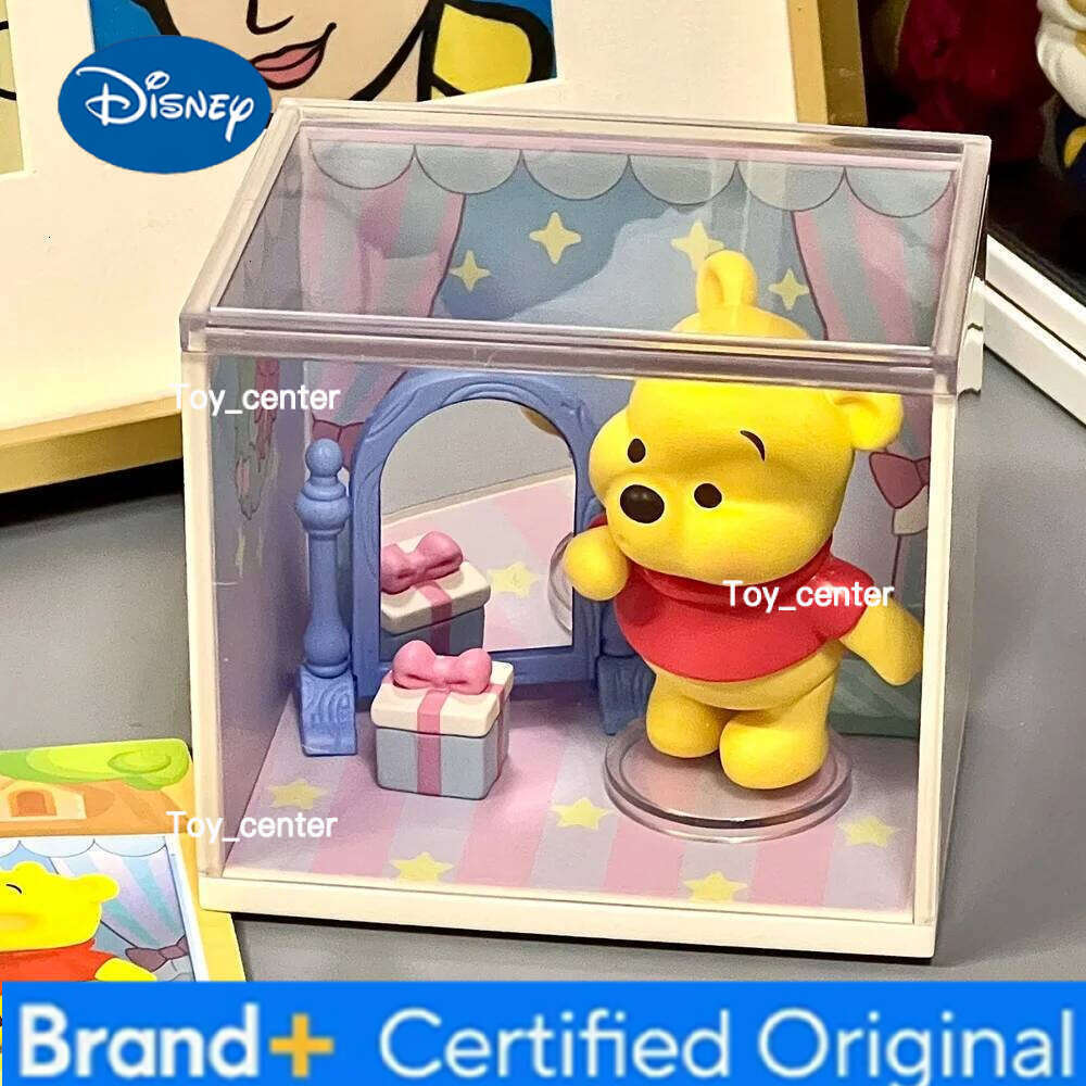 Disney Moment Series Winnie the Pooh Piglet Eeyore Anime Figure Toys Dolls Collection Kids Gifts Home Decro H2601231