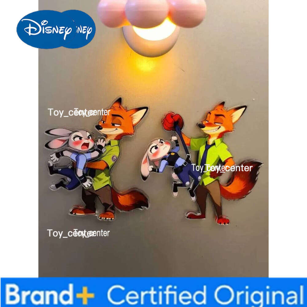 Disney Zootopia rotating fridge magnets cute, have a high level of appearance, are magnetic and niche decorations H260123