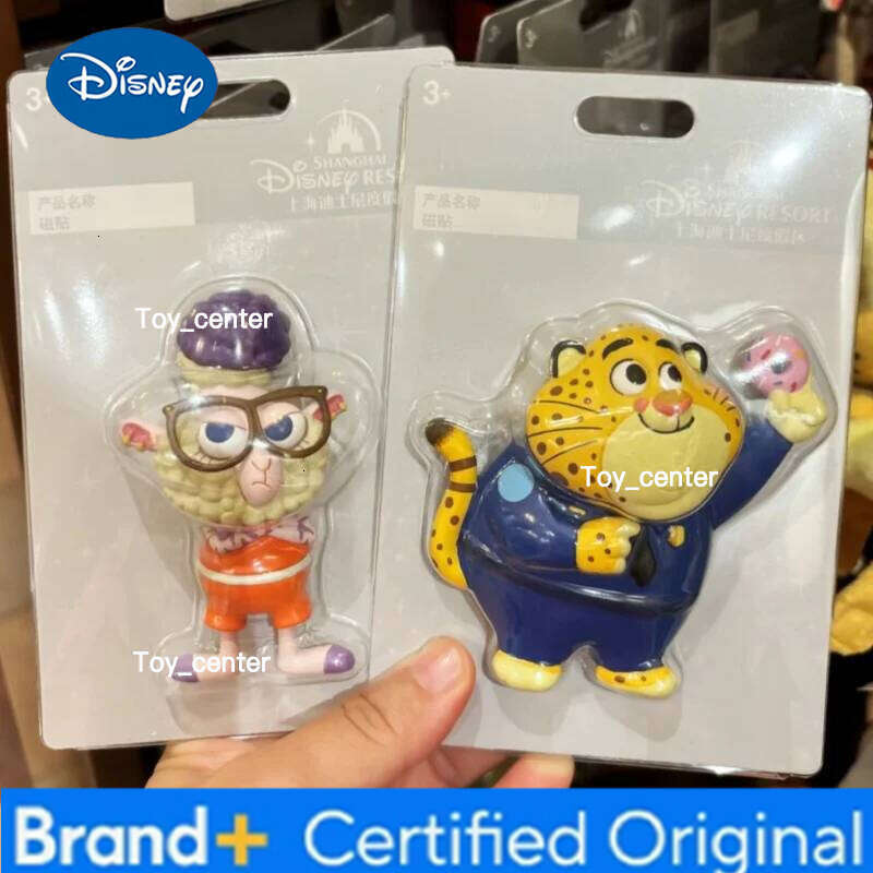Disney Shanghai Resort Zootopia Fridge Magnets 3D Judy Hopps Nick Wilde Clawhauser Bellwether Refrigerator Decor For Kids Fans H260123
