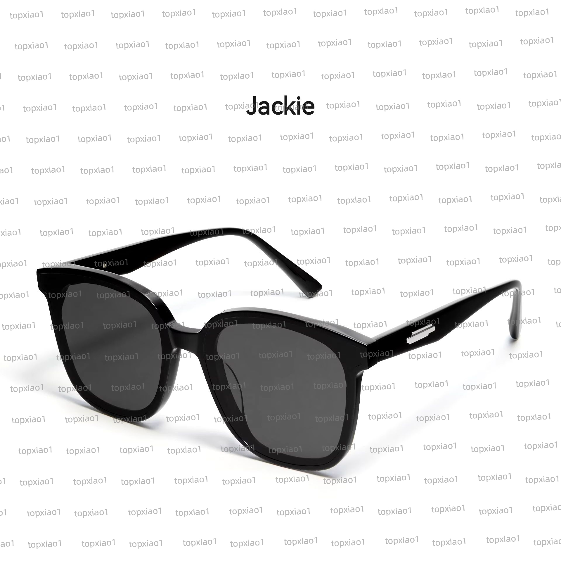 Designer Sunglasses Jackie High Quality Sunglasses men Oversize Square Frame Flatbar Sunglasses Legs Metal Decoration sunglasses for women