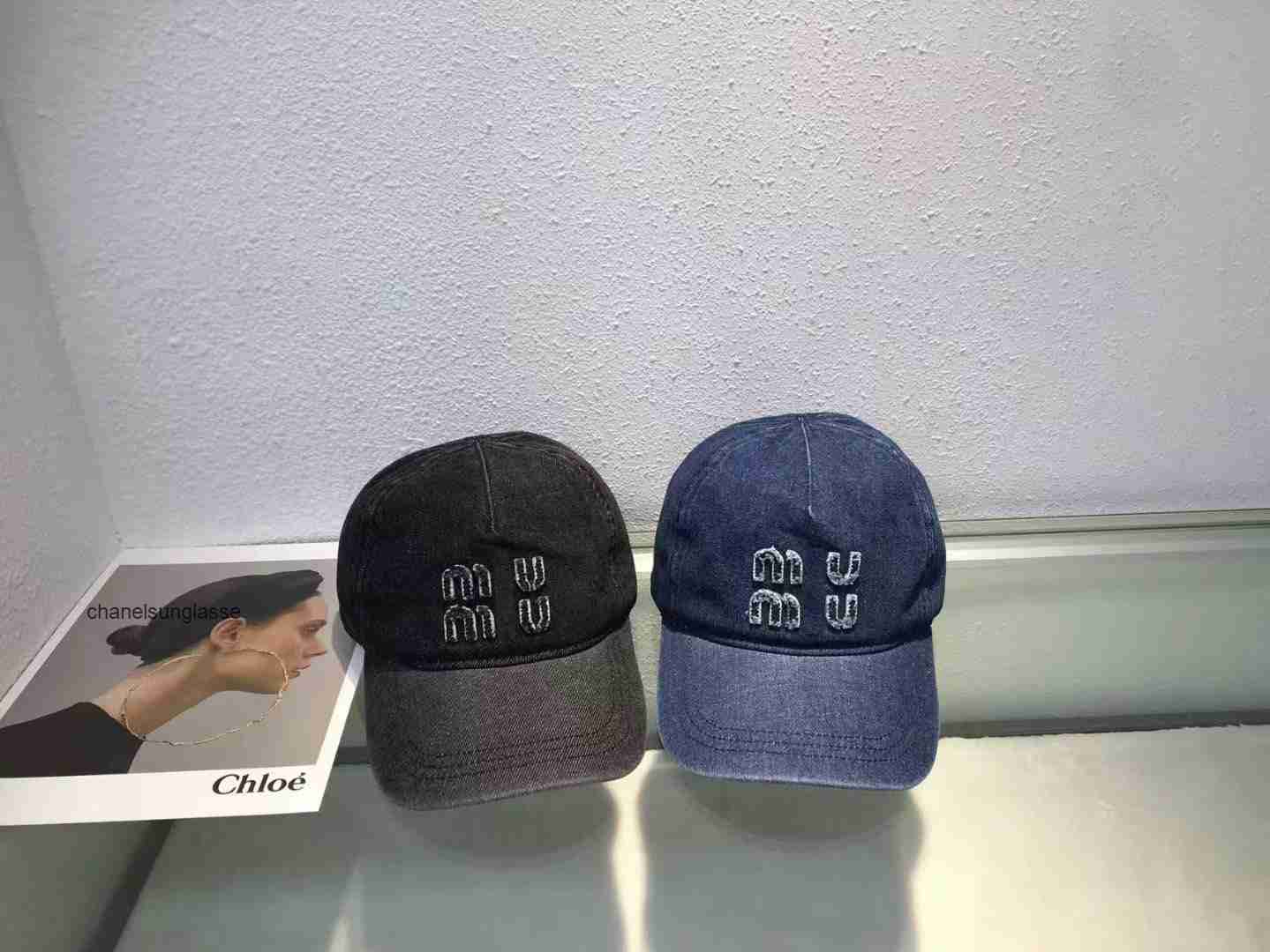 high version denim baseball cap women 2025 new hat deep top wide brim face small sun visor M3UI miumiue miumiu miu miu muimuu mui mui MGVZ 2HFU I9VS