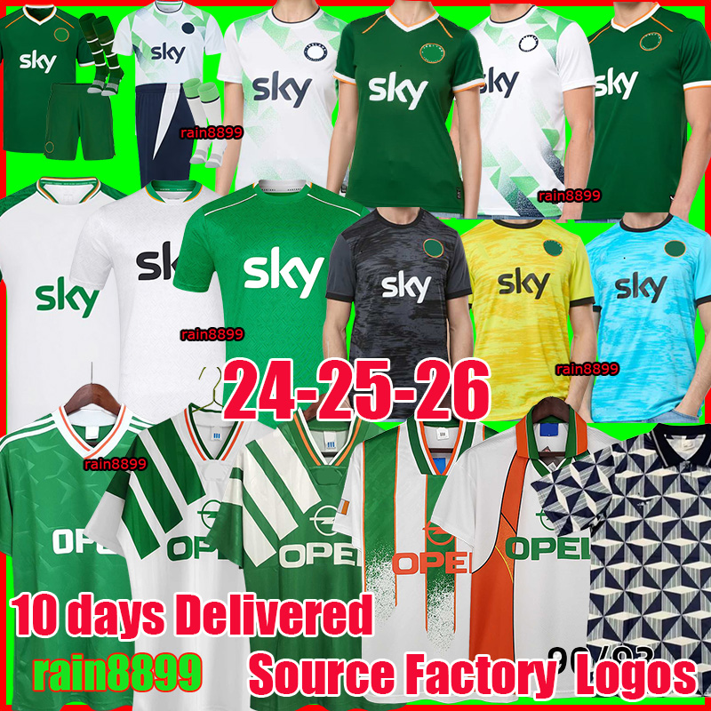 Ireland Soccer Jersey 2025 2026 National Team football shirts Thailand quality ireland tops football kit men kids sets 1990 1992 1994 1995 1996 2002 retro Kits