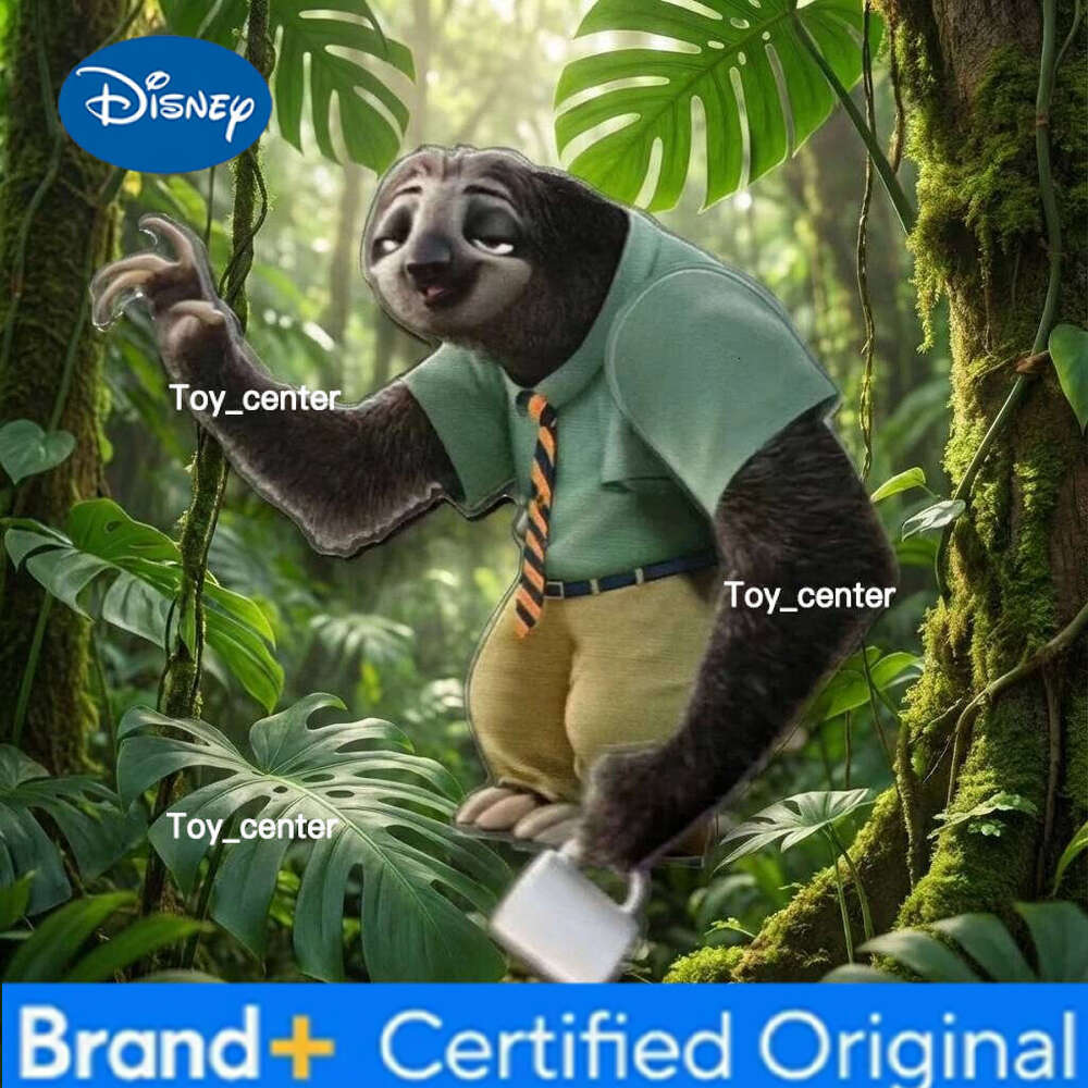 Disney New Zootopia Rotating Magnetic Fridge Stickers High Value Nick Judy Peripherals Decoration Gift for Friends H260123