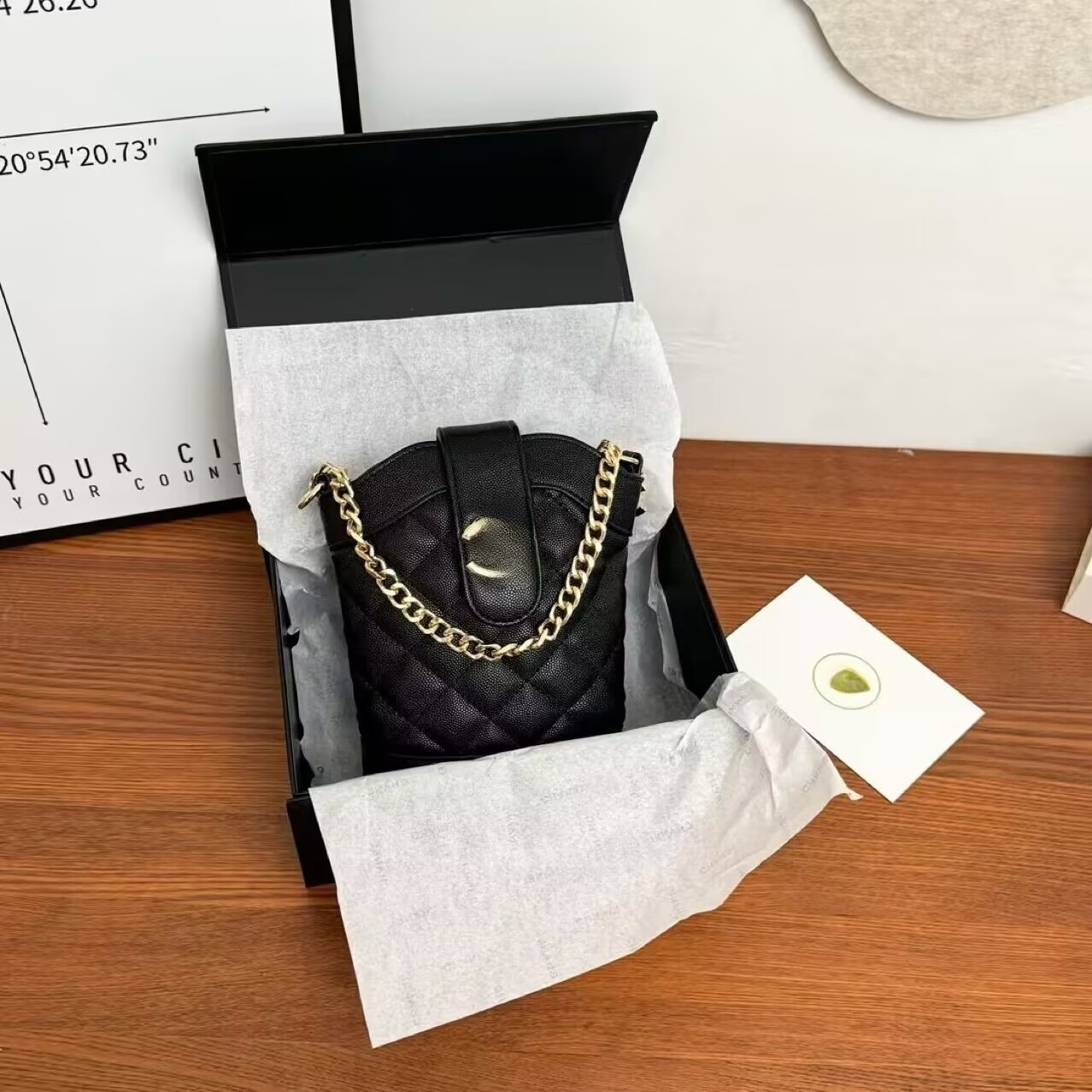 Premium Chain Shoulder Bag Texture Diamond Grid Handbag Chain Versatile Crossbody Bag