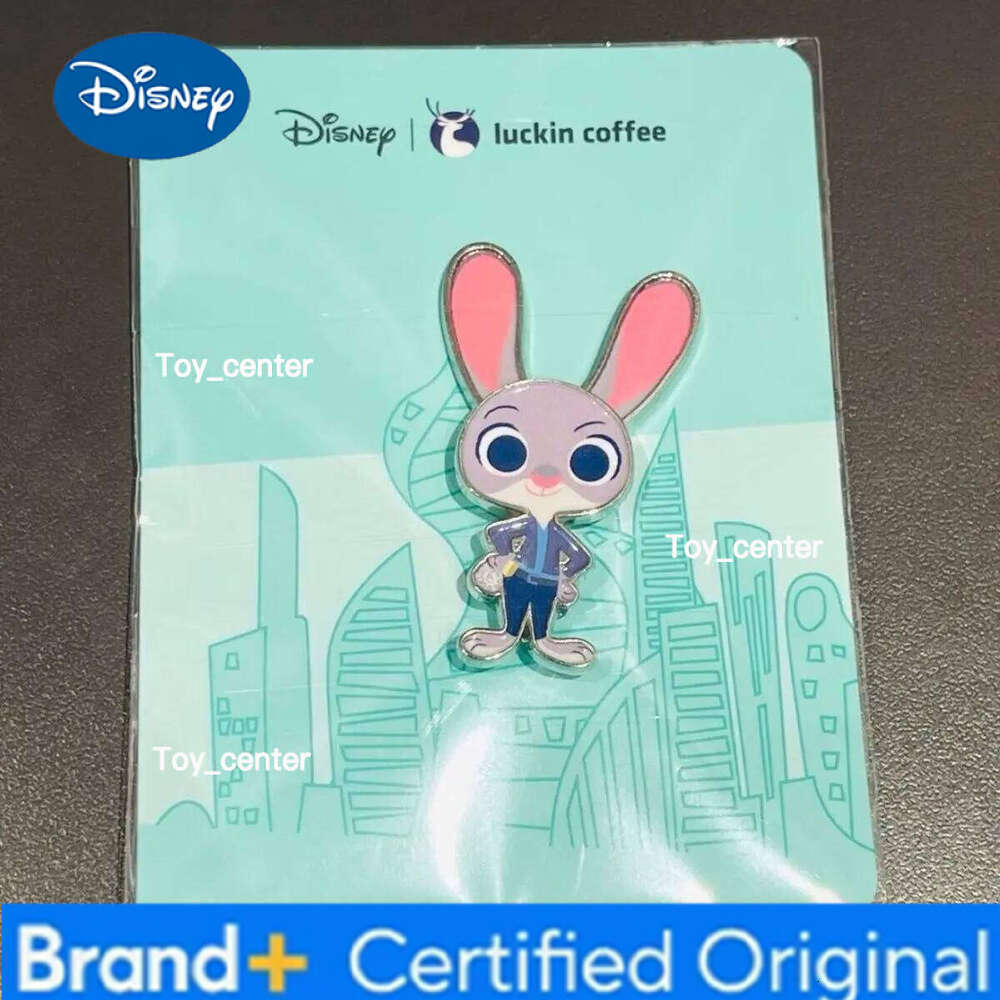 Disney New Launch Zootopia Cartoon Metal Magnetic Fridge Stickers Cute Acrylic Badge H260123