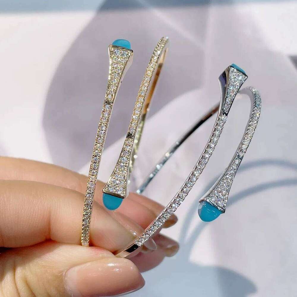 HIBRIDE New Charms Geometric Bracelet&Bangle For Women Bridal Cubic Zircon Dubai Party Wedding Jewelry bijoux B-166 Z260123