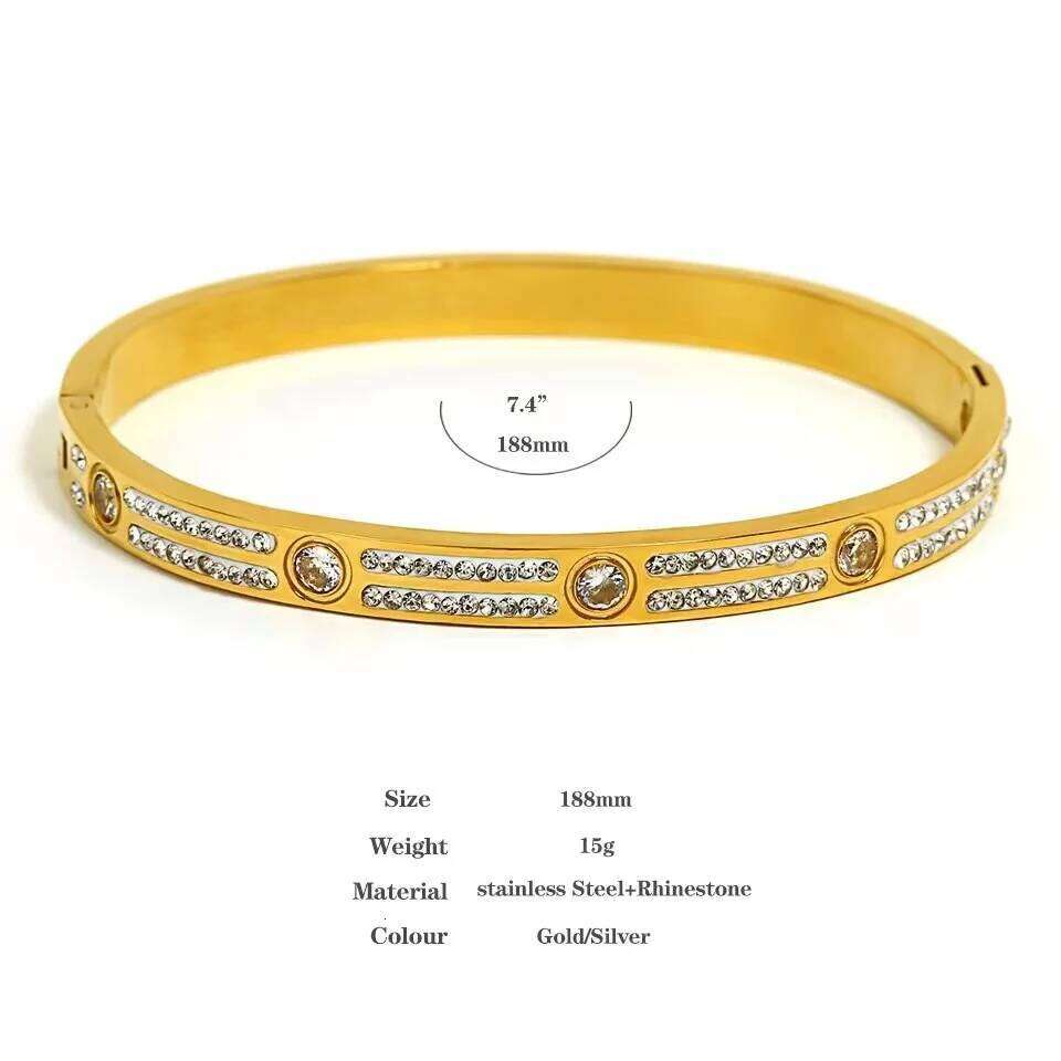 OUFEI Jewelry Lovers' Fashion Glue Gold Color Hiphop Rock Metal Bangles Man Bracelets Factory Z260123