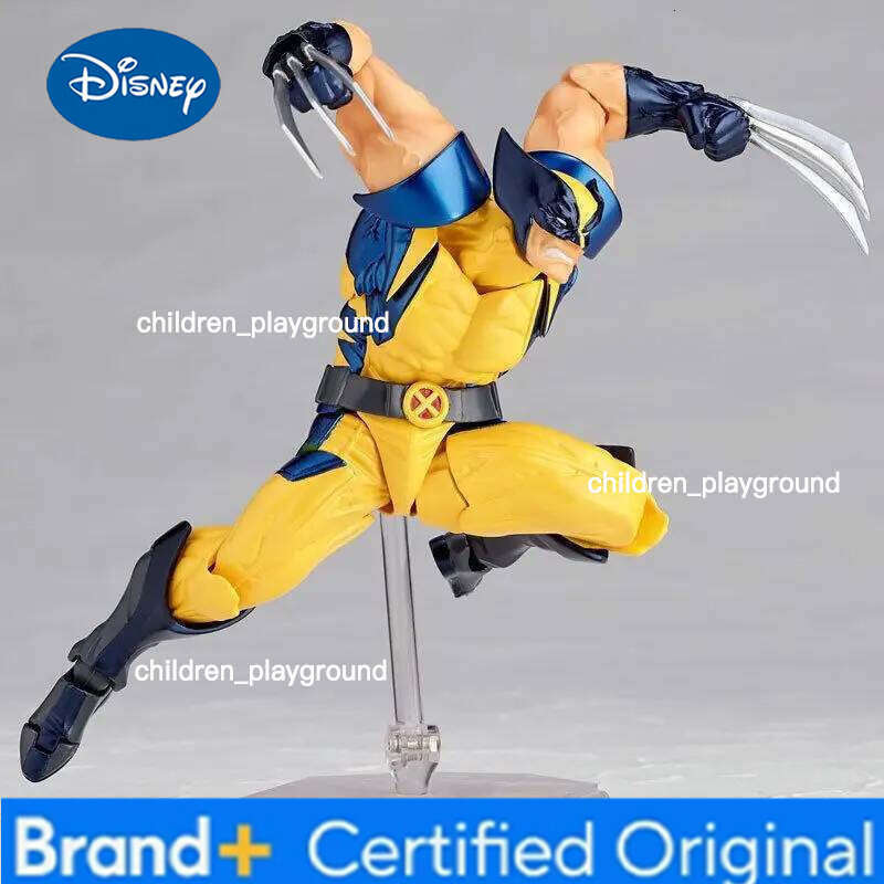 Disney 2024 New Revoltech Yamaguchi Wolverine Deadpool Comic Version Action Figure Model Toys Joint Movable Birthday Gift For Friends H260123 - view 5