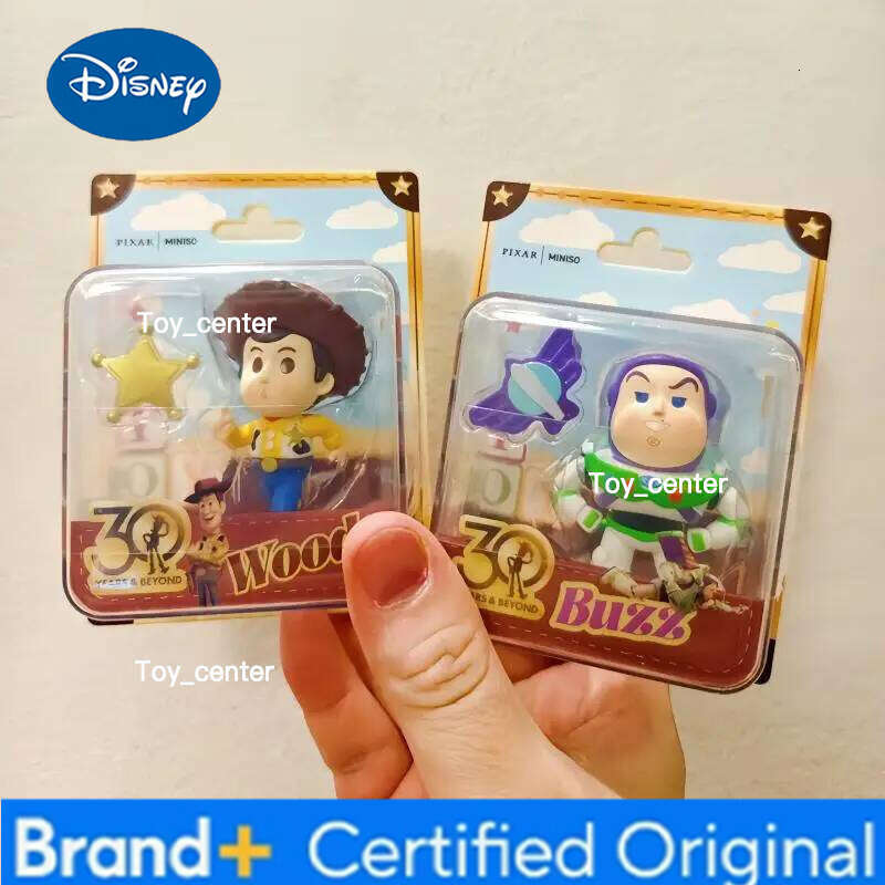 Disney Toy Story 30th Anniversary Unlimited Fun Series Pendant Card Blind Box Pixar Buzz Lightyear figure Christmas gifts model H260123