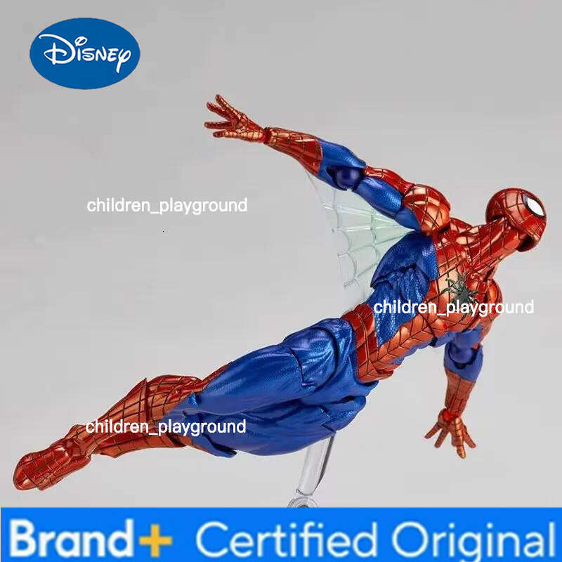 Disney Super Hero Spiderman Ver.2.0 Revoltech Miles Morales Pete Parker Spider-man Action Figures Collection Model Toy Gifts H2601231 - view 4