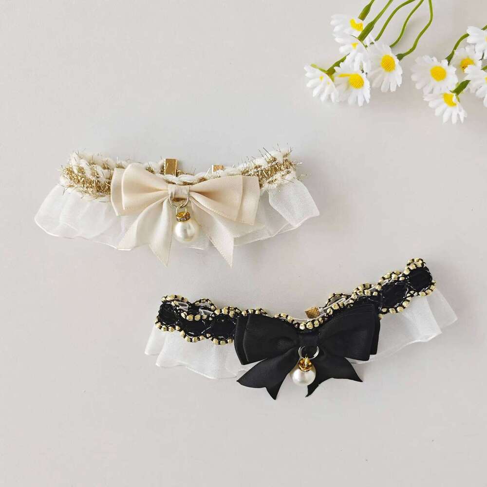 Cat Scarf Collar, Dog Drool Towel, Decorative Pet Bib, Necklace, Lace Bow Tie, Scarf, Neck Ring