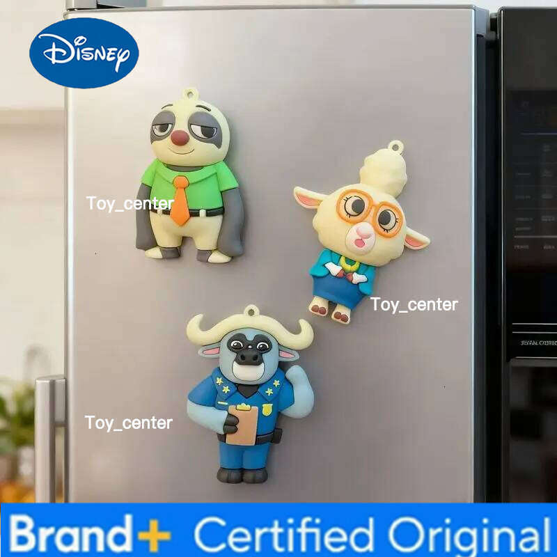 Disney New Crazy Animal Fridge Magnet Three-Dimensional Trend Exquisite Doll Decorative Cute Toys. H2601231