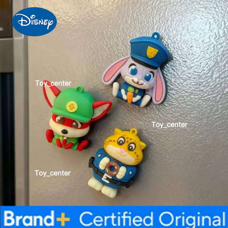 Disney New Crazy Animal Fridge Magnet Three-Dimensional Trend Exquisite Doll Decorative Cute Toys. H260123