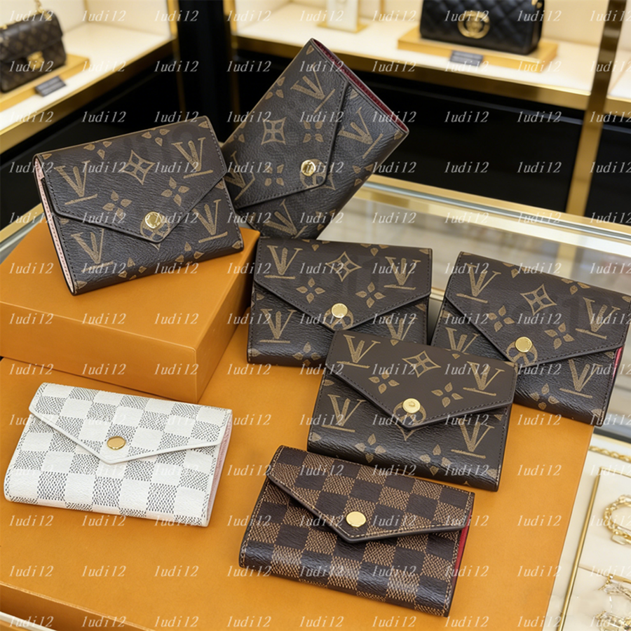 designer bag Top quality Womens billfold zippy wallet victorine wallet emilie purse mirror quality pocketbook passport holder coin bag fashion leather wallet new