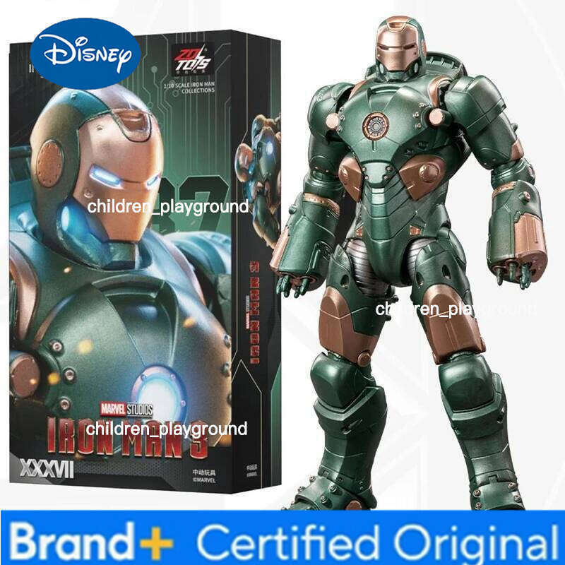 Disney ZD Toys Mark 35 Red Snapper Iron Man 24 22 MK 47 Tony Stark Ironman Figure Action Collect Toy Gift H2601231