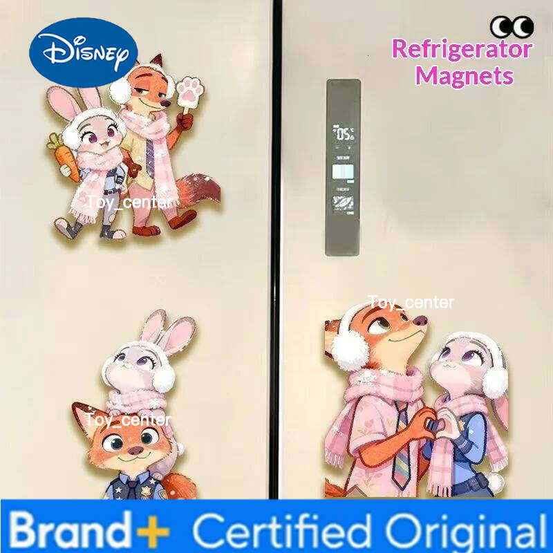 Disney Crazy Animal City Magnetic Refrigerator Magnets Nick Judy Design Ideal for Decoration And Gifting to Friends H260123