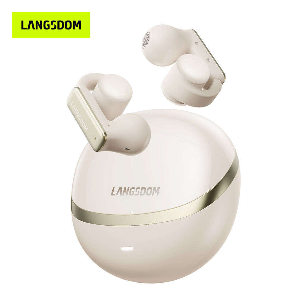 Famous Brand Langston TS Ear Clip Earphone Bluetooth APP Smart Connection Sports Running Comfortable CKS