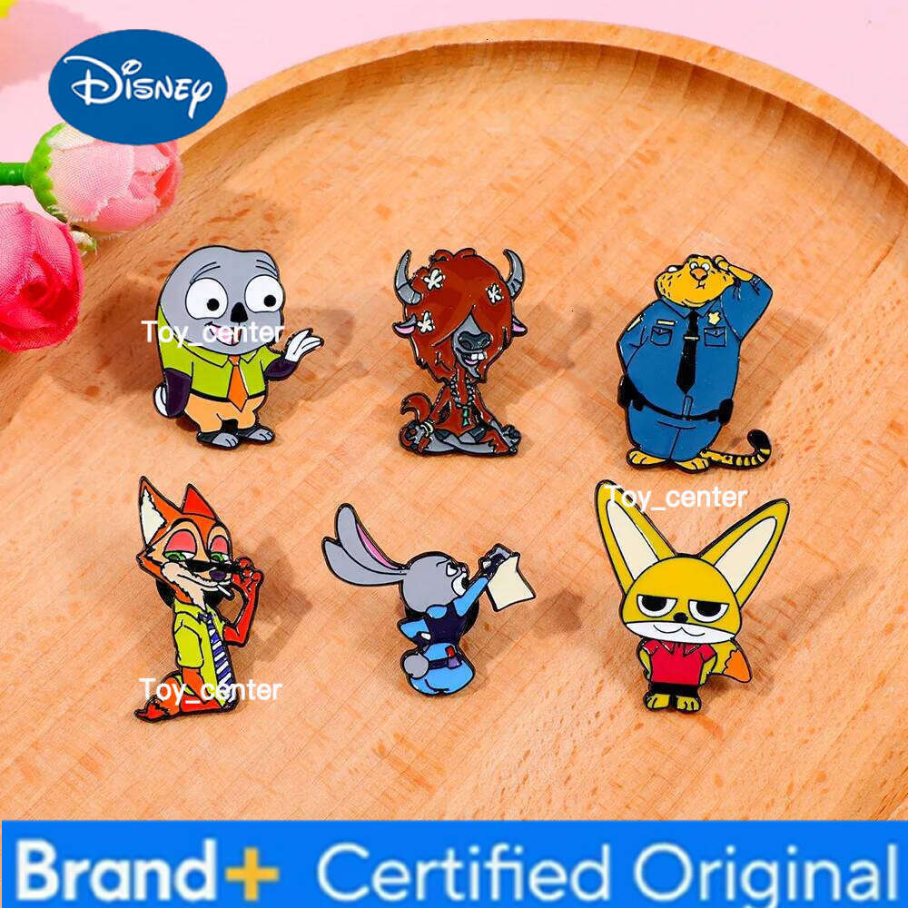 Disney New Cartoon Movie Zootopia 2 Enamel Pins Backpack Clothes Judy Nick Brooch Lapel Badges Gifts for Fans H260123