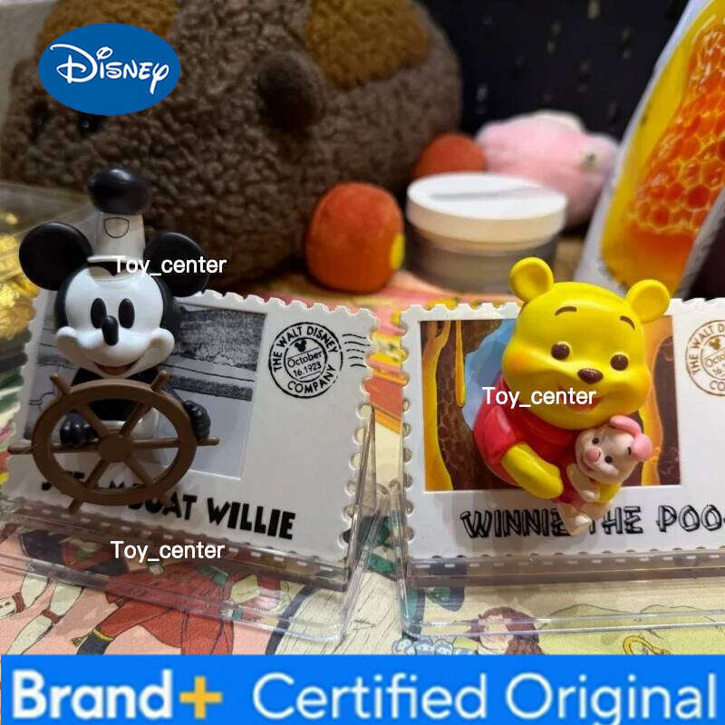 Disney 100th Anniversary Vintage Stamp Blind Box - Creative Fridge Magnets Mystery Collectible Holiday Gift For Friends & Family H2601231