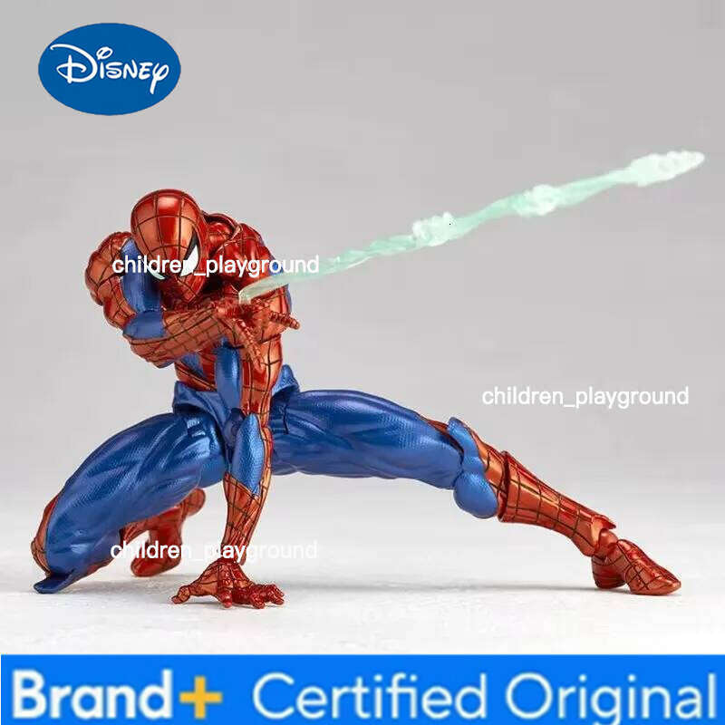 Disney Super Hero Spiderman Ver.2.0 Revoltech Miles Morales Pete Parker Spider-man Action Figures Collection Model Toy Gifts H2601231 - view 5