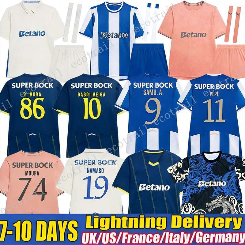 25 26 FC Portos GALENO PEPE soccer jerseys Dragon 2024 2025 2026 CAMPEOES SERGIO OLIVEIRA MEHDI LUIS DIAZ MATHEUS goalkeeper football shirt Kids kit Samu Aghehowa