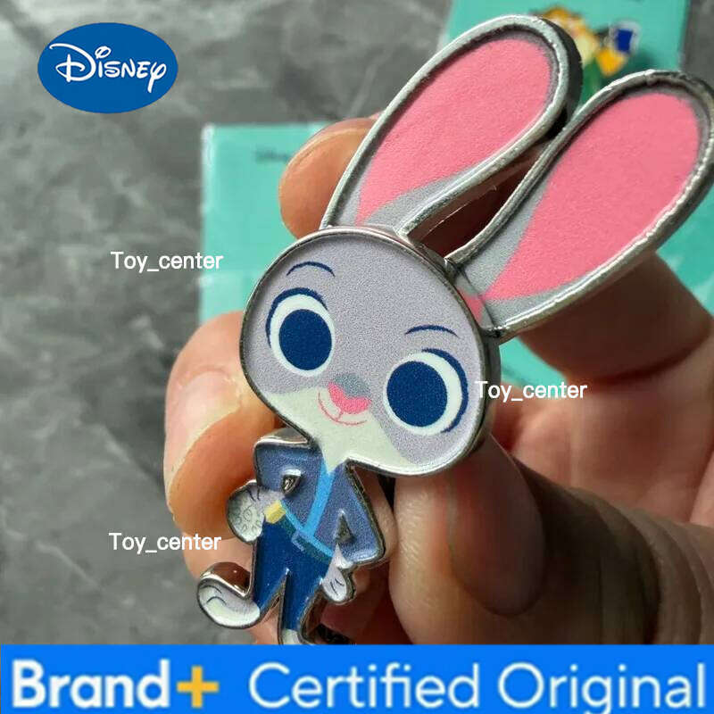 Disney Zootopia 2 Alloy Badge Acrylic Rotating Fridge Magnet Collectible Souvenir Gift for Friends H260123