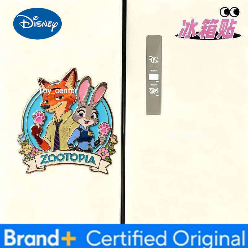 Disney Zootopia Acrylic Magnetic Cartoon Ice Decoration High Value Trendy Creative Good Drama Fridge Sticker New H26012311