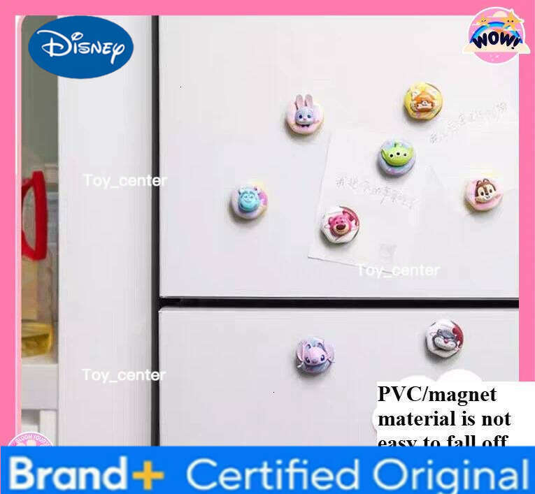 Disney Miniso Series Fun Donut-themed Figure Blind Box Magnet Refrigerator Sticker Guzi H260123