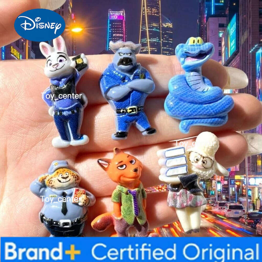 Disney Cartoon Zootopia Resin Accessories DIY Keychain Fridge Magnet Cream Glue Phone Case Decoration Custom Handmade Craft Supplies H260123