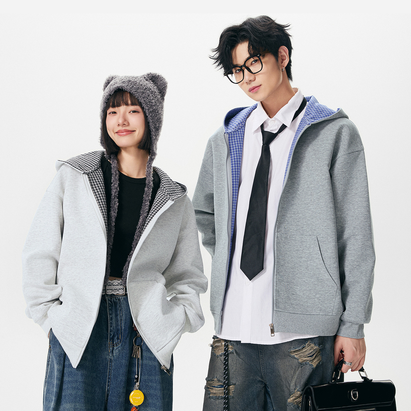 Y2K Hoodie Alphabet Printing Fashionable Hoodie Mens and Womens Sportswear Retro Loose Hip Hop Casual Couple Long Sleeve Pullover 240924 - view 3