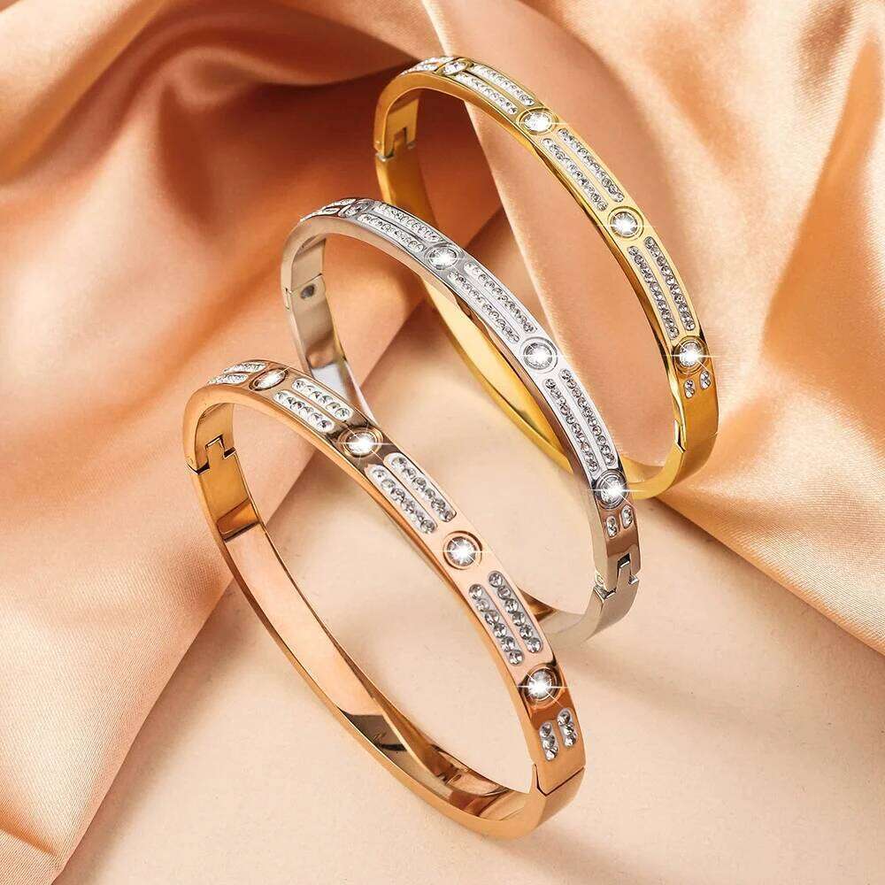 Tianxing Women's Internet Celebrity Wind Bracelet Light Luxury Fashion Stainless Steel Z260123