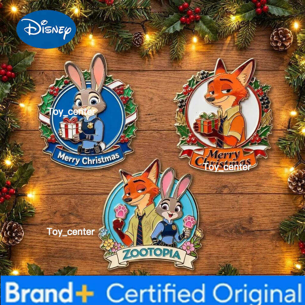 Disney Zootopia Cartoon Acrylic Magnetic Fridge Stickers High Value Creative Trendy Decorations Popular Series Refrigerator H260123