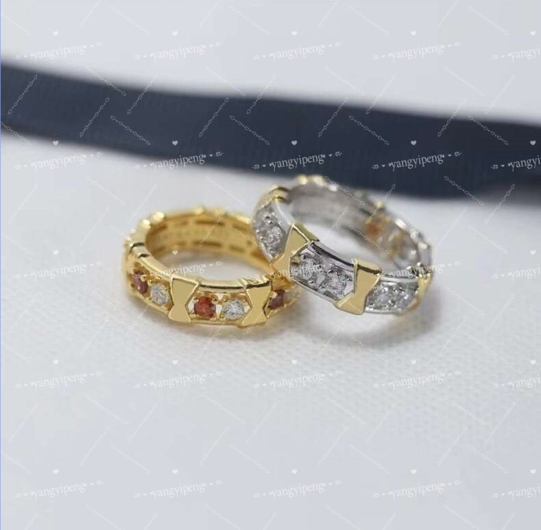 5A diamond ring sterling sier Jewelry luxury ring Wedding band Rings for Women men Party accessory love ring