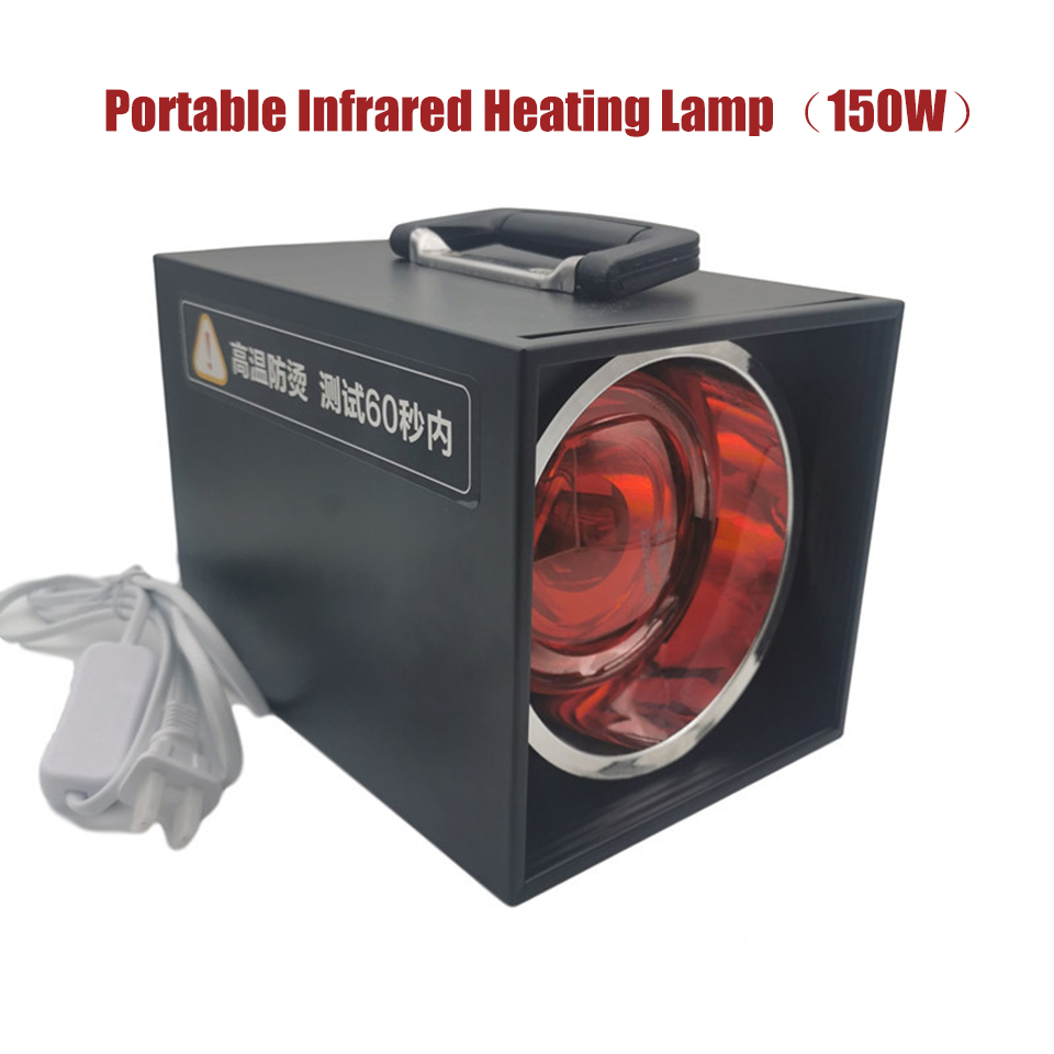 Professional Solar Heat Rejection Demo Kit with Infrared Lamp & Test Box - Real-Time Visual Tool for Automotive Window Tint & Film Shrinking S-88