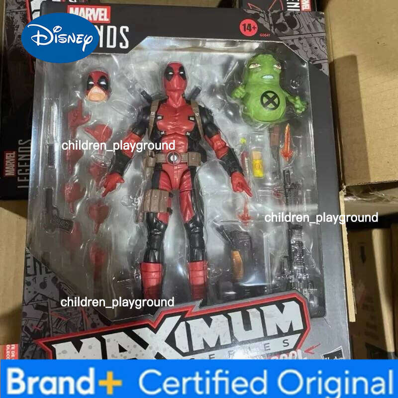 Disney In Stock 1/12 Scale Marvel Legends The Deadpool 6 Inch Desktop Decor Model Collection Grade Action Figure Toy Gift L260616