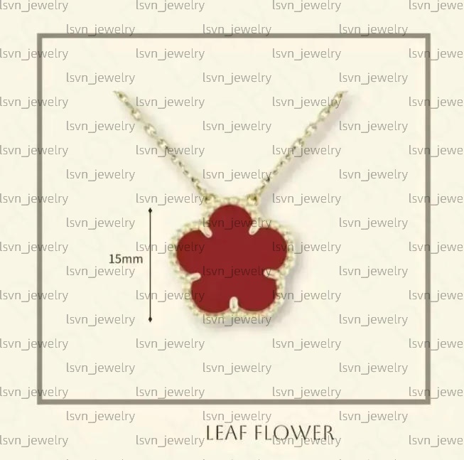 Fashion Designer Classic 4/Four Leaf Clover Necklaces Pendants Mother-of-Pearl Stainless Steel Plated 18K for Women Valentine's Mother's Day Engagement Jewelry