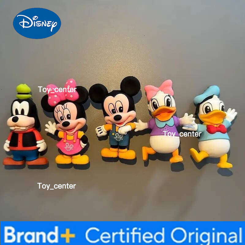 Disney Mickey Minnie Mouse Donald Daisy Duck Creative Cute Three-dimensional Fridge Magnet High-value Decorative Gift H260123