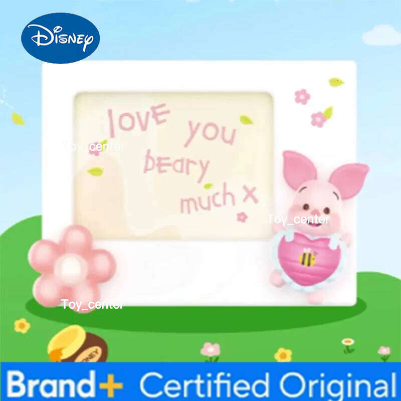 Disney The Dreamy Day Series Action Toys Cute Winnie Pooh Piglet Eeyore Tigger Photo Frame Figure Model Gifts H260123