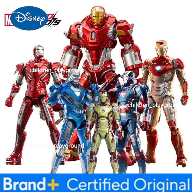 Disney ZD Toys Iron Man Action Figure MK1-7 MK17 MK35 MK85 MK30 War Machine Legends Avengers Tony Stark Collect Toy Gift H260123