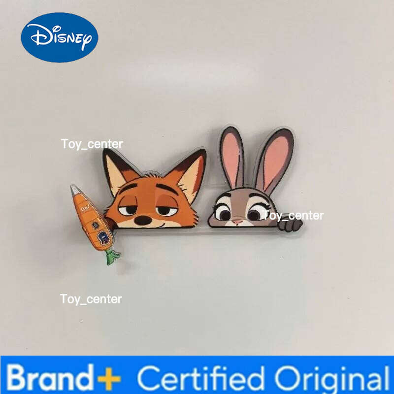 Disney Hot Anime Zootopia 2 Cartoon Character Creativity Acrylic Rotating Magnetic Attachment Fridge Magnet H260123