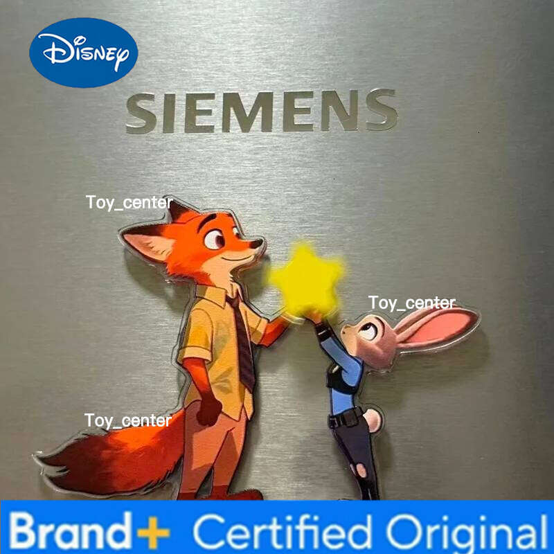 Disney Zootopia 2 Rotating Magnetic Stickers, High-Value New-Style Acrylic Refrigerator Decoration, Perfect for Gifting H260123