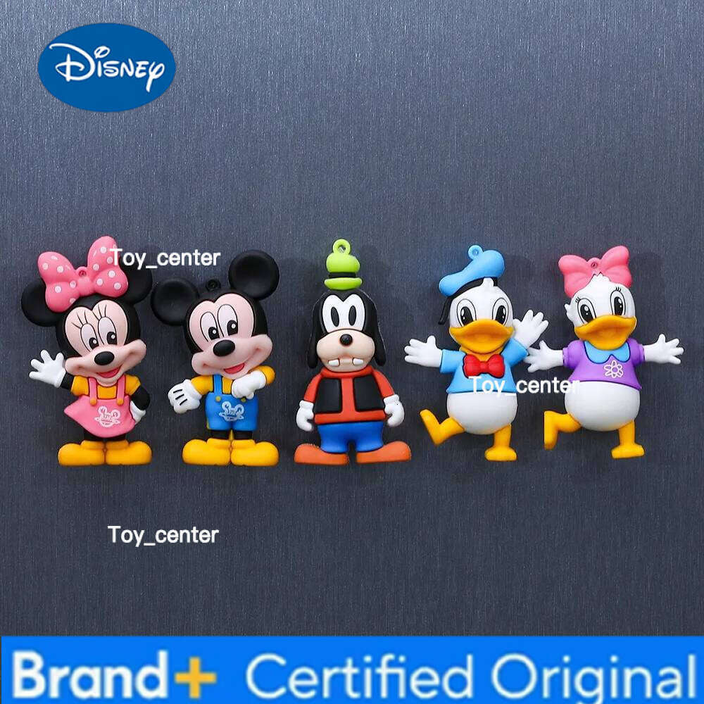 Disney Cute Woody Buzz 3D Mickey Minnie Fridge Magnets Creative Cartoon Anime Peripheral Decor Toy Collectible Figurine Gift H260123