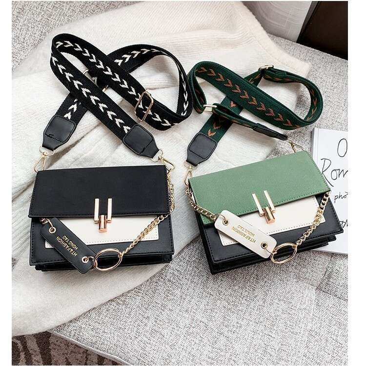 Simple Retro Fashionable Commuter Shoulder Casual Personality Small Square Korean Style Elegant Crossbody Bag S260123